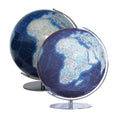 Columbus DUO AZZURRO Leuchtglobus, D 340 mm, Tischglobus, Edelstahl