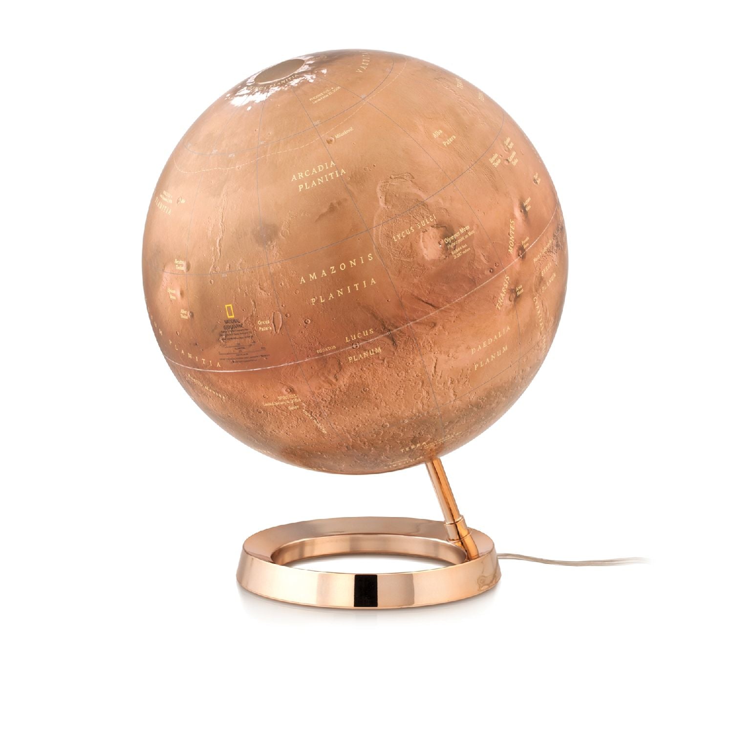 National Geographic Red Planet Mars-Leuchtglobus 30 cm