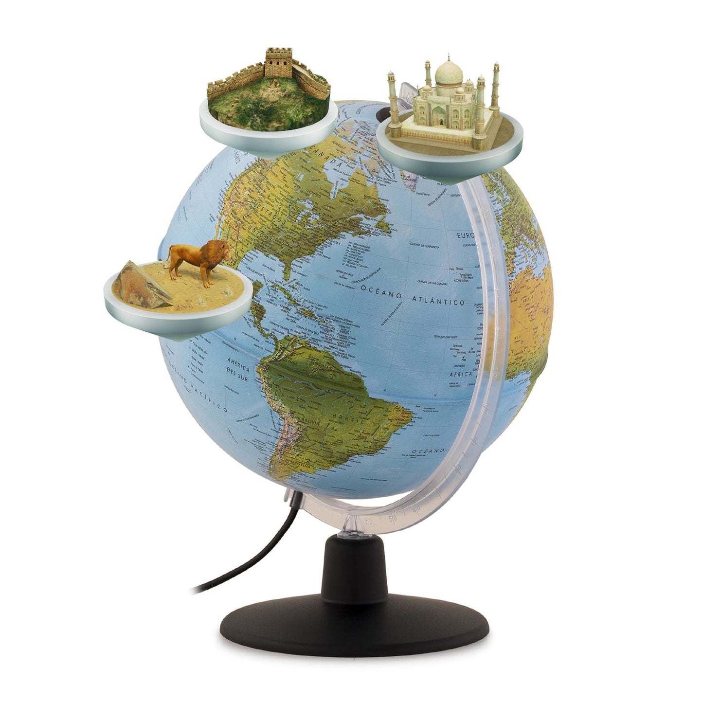 Räthgloben Doppelbild-Leuchtglobus Gaia 25 mit Augmented Reality App