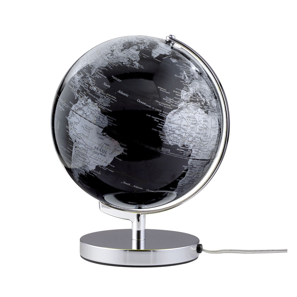 EMFORM TERRA LIGHT Leuchtglobus D 240 mm, Silber