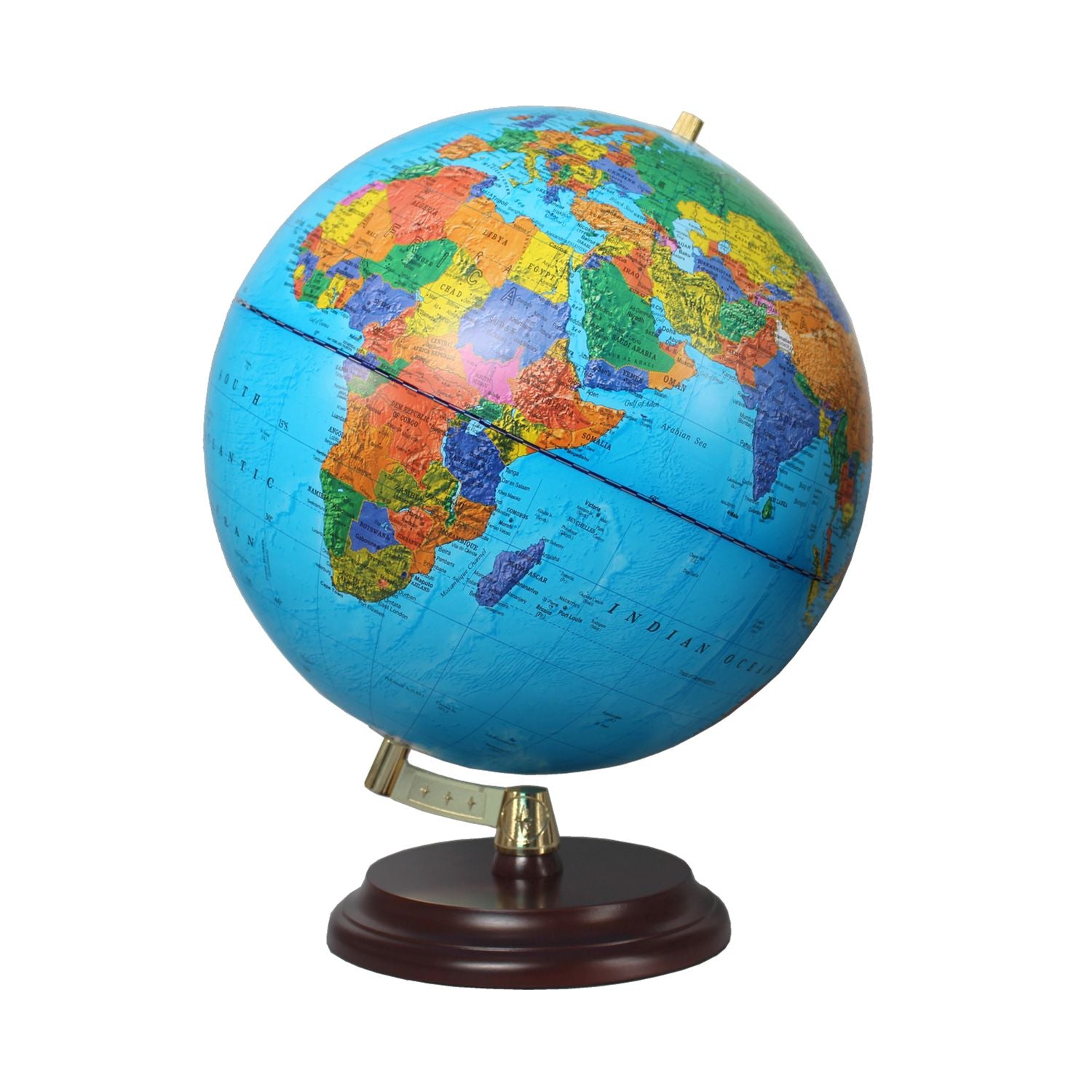 Magellan Vasa Globus 32 cm ohne Meridian mit Holzfuß, Ambiente